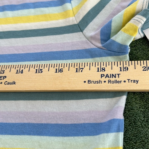 a.n.a Women’s Striped Pullover Short Sleeve T-shirt Medium NWT Beautiful & Soft - Picture 8 of 9